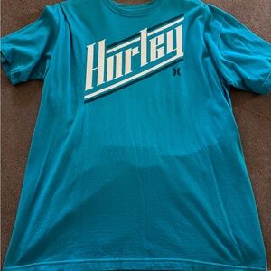 Hurley Teal Logo Tee